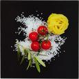 Glasbild Italiana Pasta, 20x20x1,7cm - Multicolor, MODERN, Glas (20/20/1,70cm) - Mömax modern living
