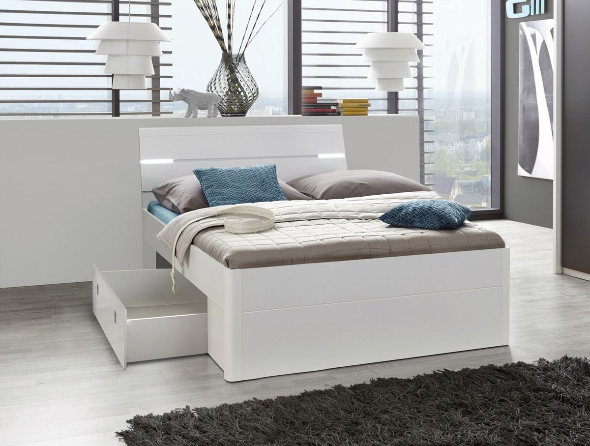 Ágykeret Mars - fehér, Modern (180/200cm) - MID.YOU