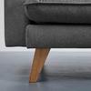 HOEKSOFA ILLA - Beukenhoutkleuren/Donkergrijs, Modern, Hout/Textiel (154/155cm) - Bessagi Home