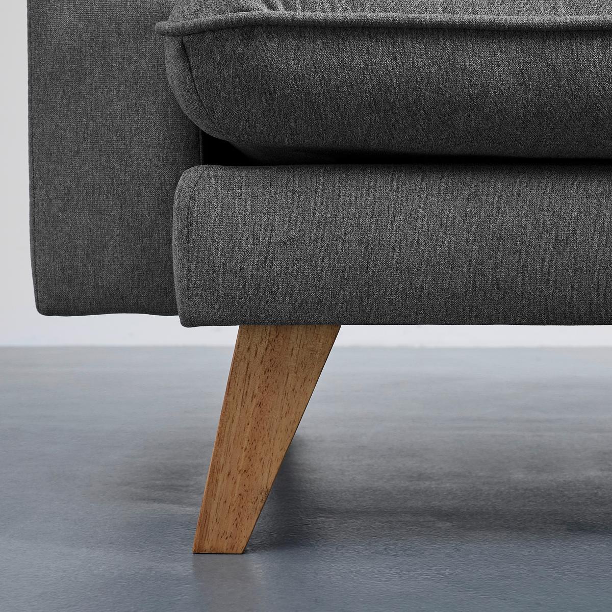 Canapea modulara ILLA - gri închis, Modern, lemn/textil (154/82/155cm) - Bessagi Home