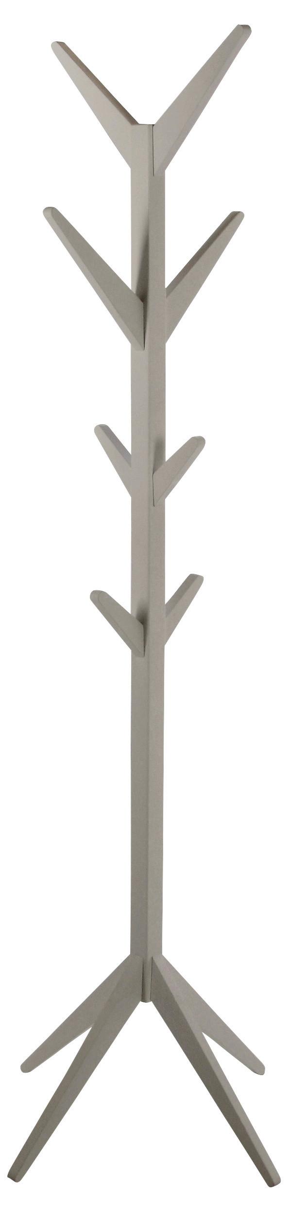 Stander haine ASCOT - gri, material pe bază de lemn (42/178/42cm) - Modern Living