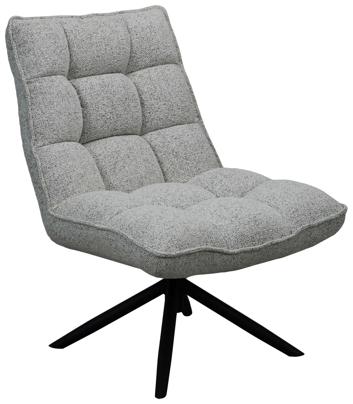 Fotoliu ISOLA - grej/negru, Modern, lemn/metal (71/99/85cm) - Mömax