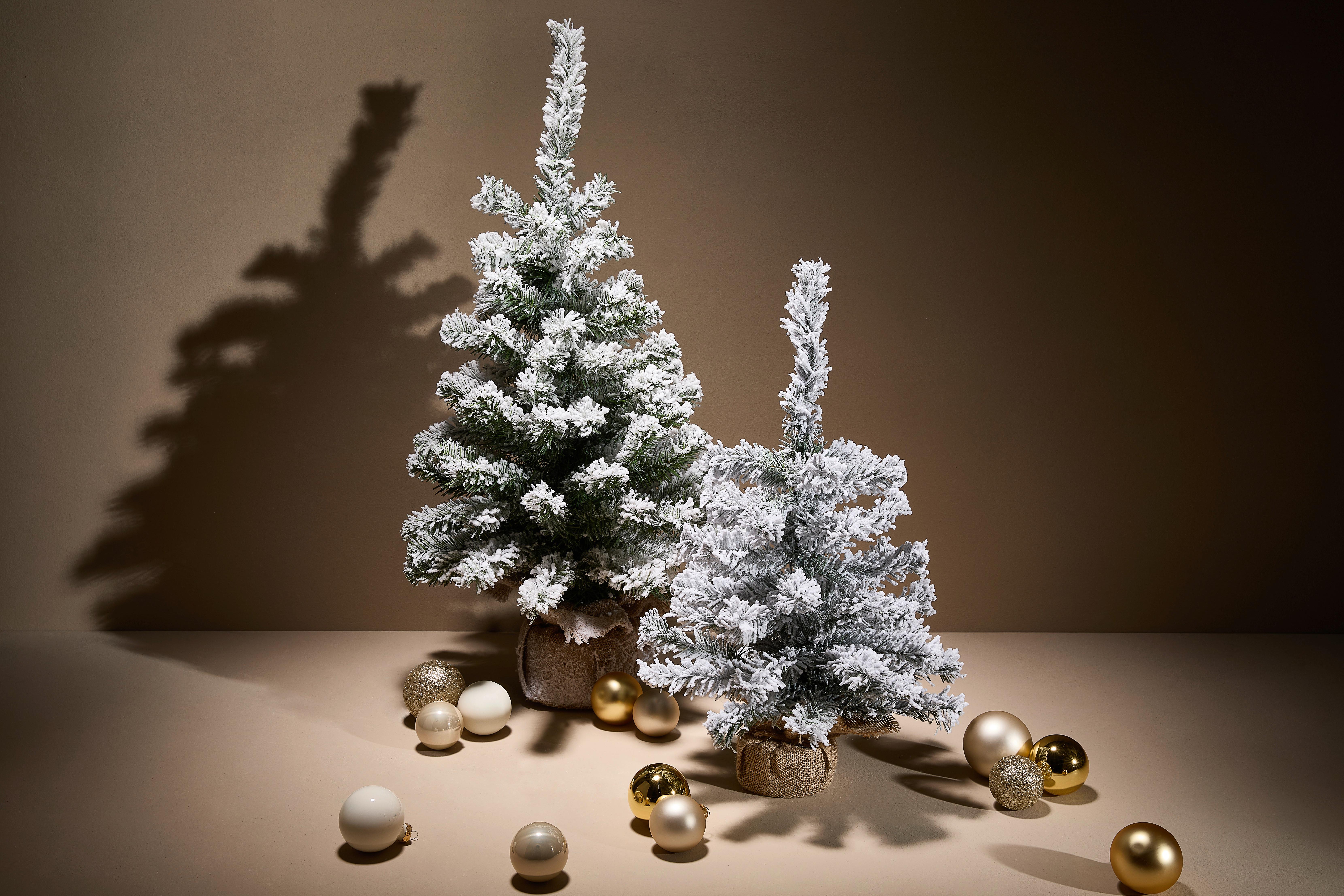 CHOINKA 9683175 - 683175 - brązowy, Basics, tworzywo sztuczne/metal (30/45cm) - X-Mas