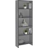 Regal in Anthrazit - Anthrazit, MODERN, Holzwerkstoff (60/175/24cm) - Based