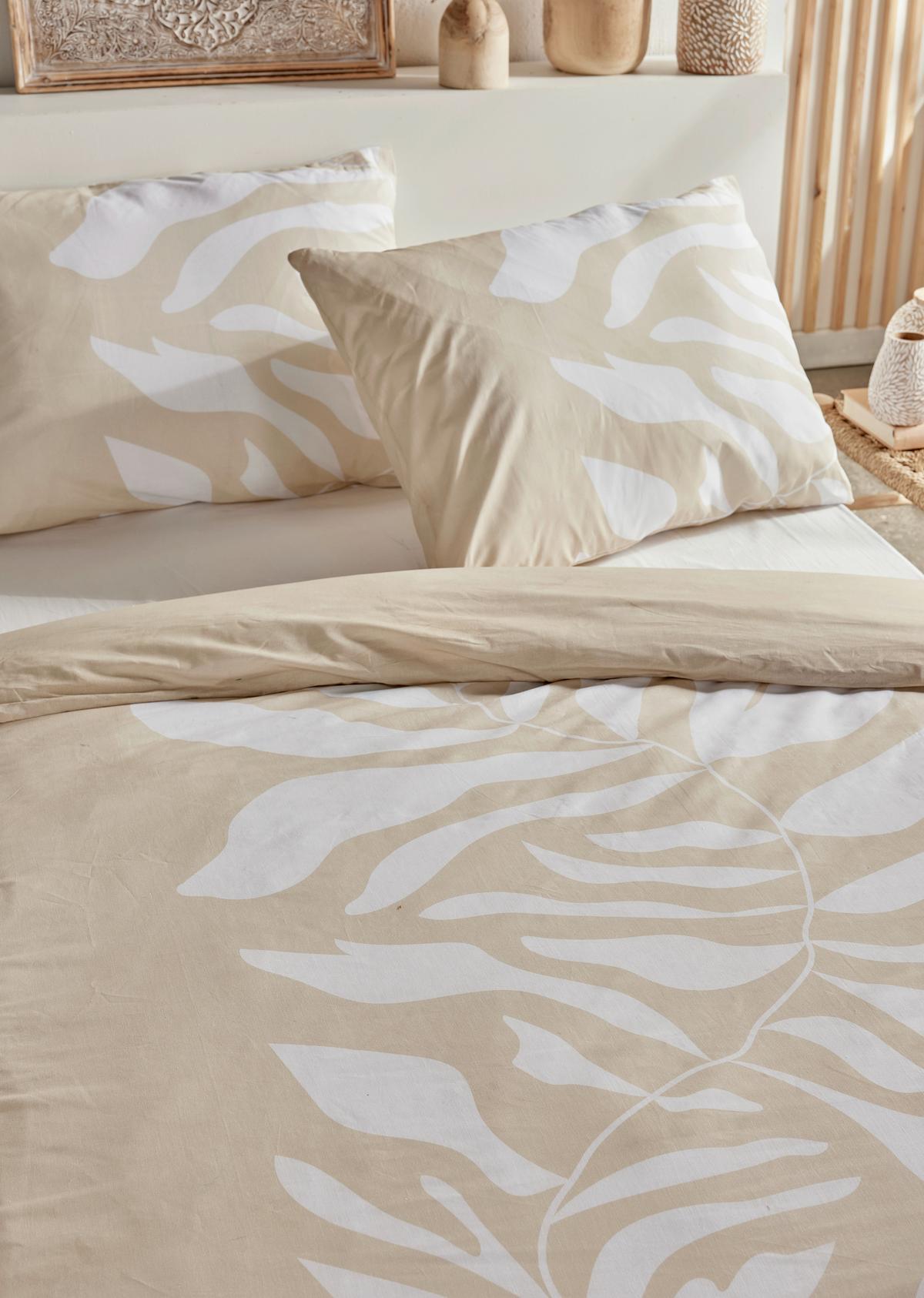 Posteljnina Sunshine - biserna, Moderno, tekstil (140/200cm)
