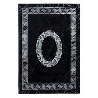 Webteppich Plus Schwarz ca. 140x200cm - Schwarz, Basics, Textil (140/200cm) - Novel