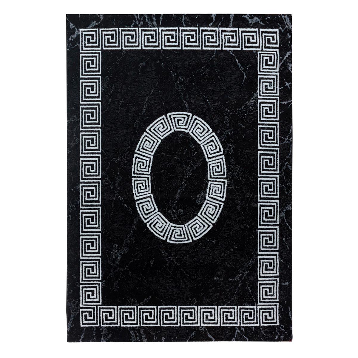 Webteppich Plus Schwarz ca. 140x200cm - Schwarz, Basics, Textil (140/200cm) - Novel