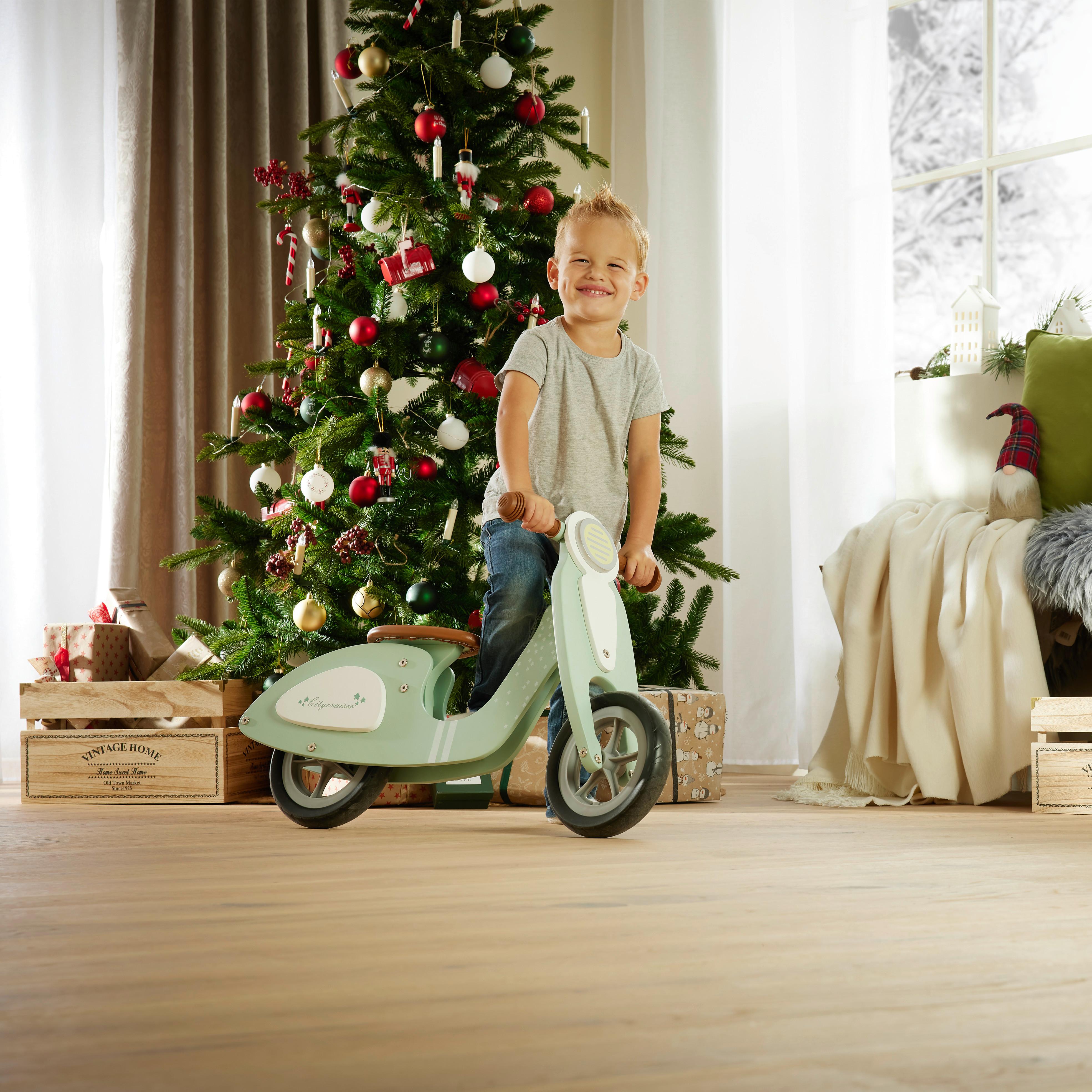 Bicikl Guralica Vespa - boje mente, Natur, drvo (76/34/48cm) - Based