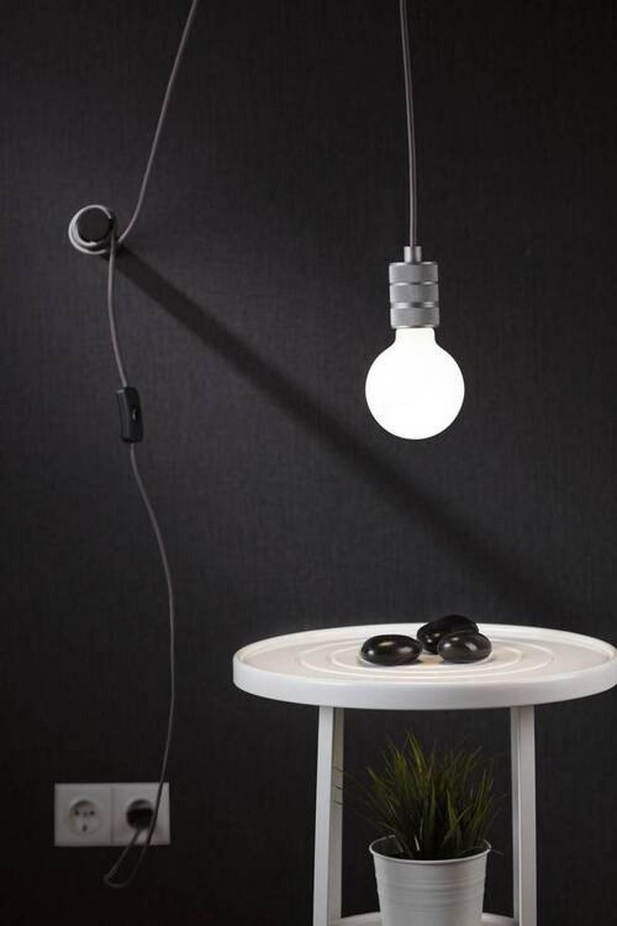Hängeleuchte Tilla in Grau max. 20 Watt - Basics (4,8/50,8cm) - Paulmann