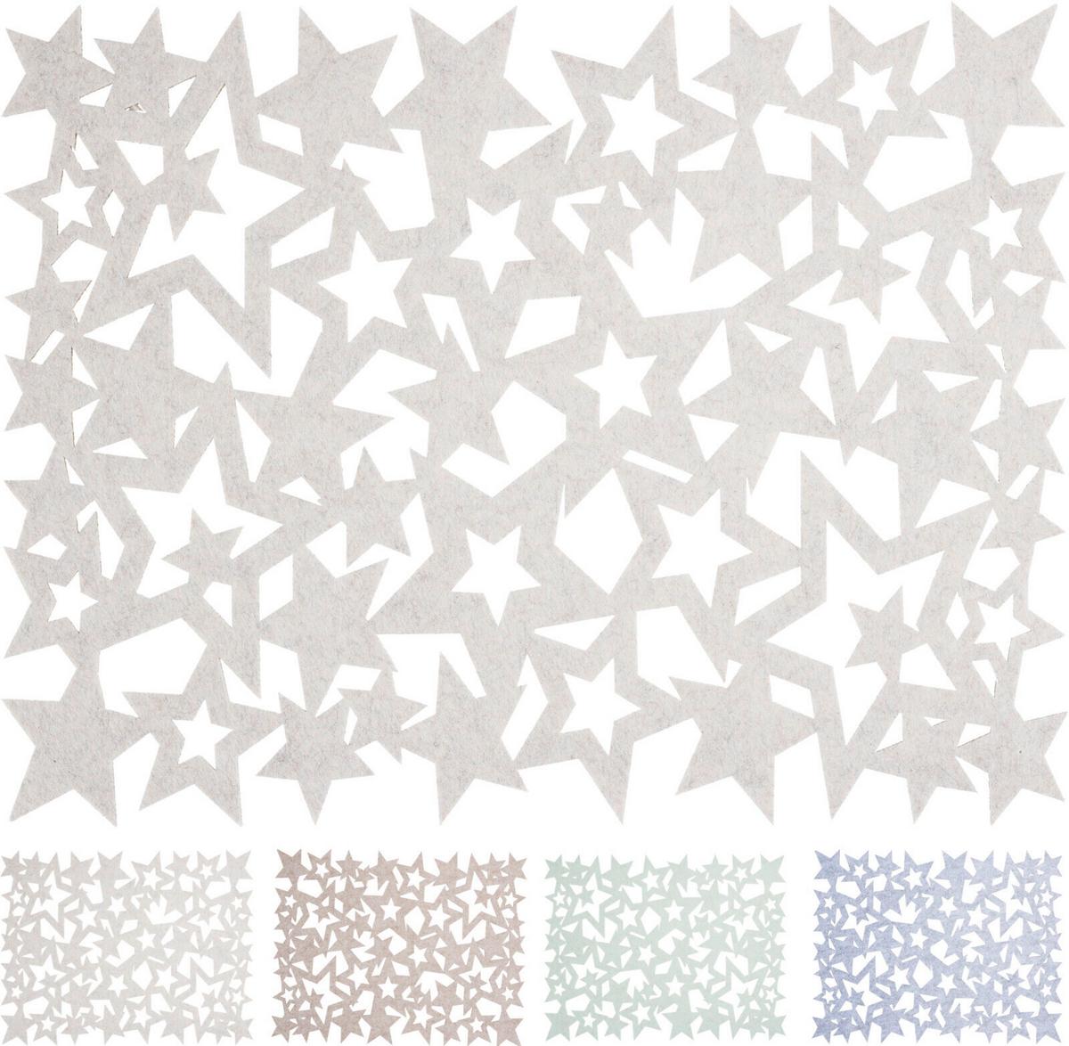 Étkezőalátét Star - világoskék/fehér, műanyag (45/35/0,3cm)