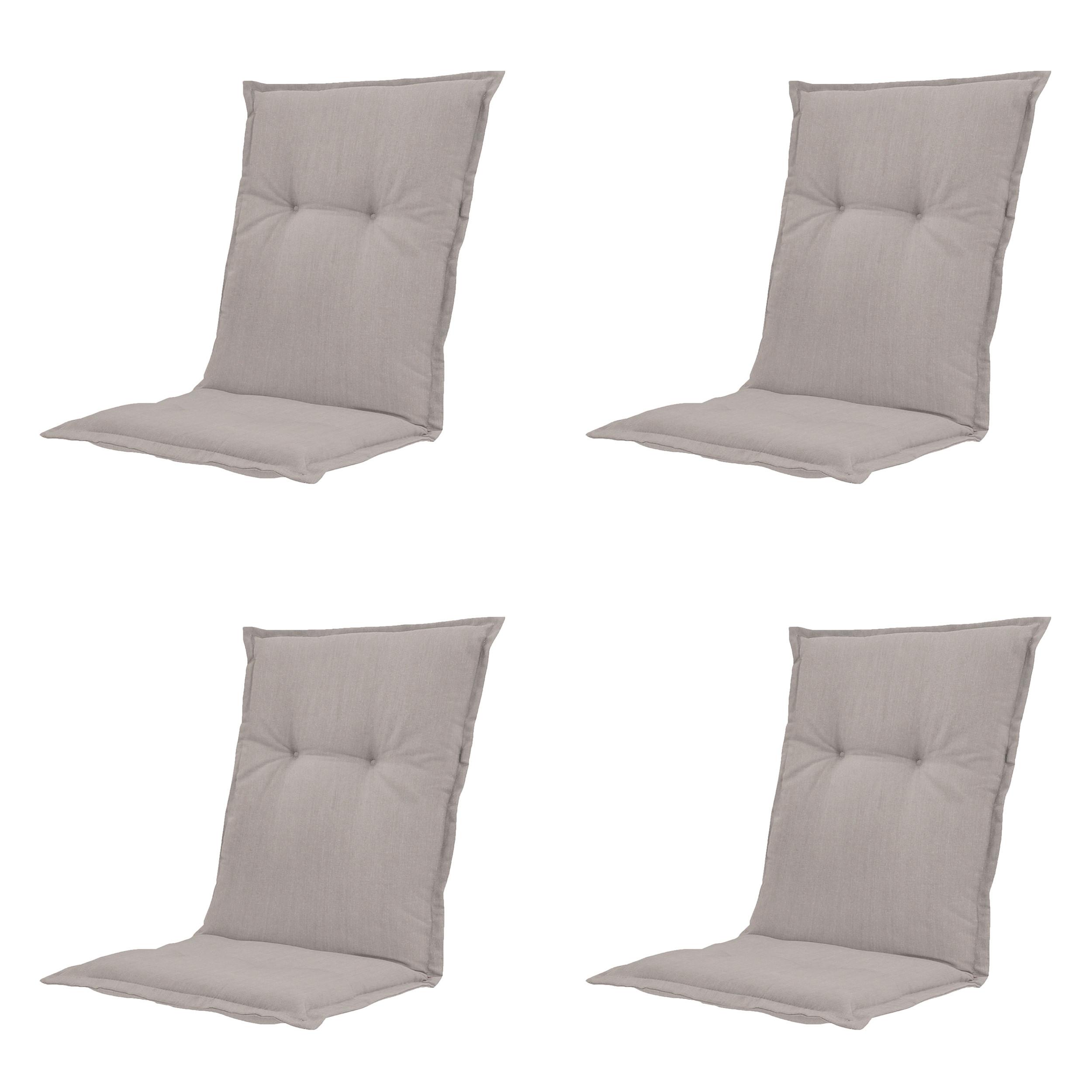 SESSELAUFLAGE BASIC TAUPE AUFLAGE NIED - Taupe, MODERN, Textil (50/2/105cm) - Gardenson