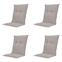 SESSELAUFLAGE BASIC TAUPE AUFLAGE NIED - Taupe, MODERN, Textil (50/2/105cm) - Gardenson