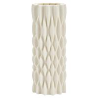 Vase 3D gedruckt aus Keramik Perlmutt - Perlmutt, Basics, Keramik (8,0/22,0/8,0cm)