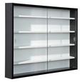 Hängevitrine in Schwarz - Schwarz/Weiß, Glas/Holzwerkstoff (80/60/9.5cm) - Mömax modern living Hängevitrine in Schwarz - Schwarz/Weiß, Glas/Holzwerkstoff (80/60/9.5cm) - Mömax modern living