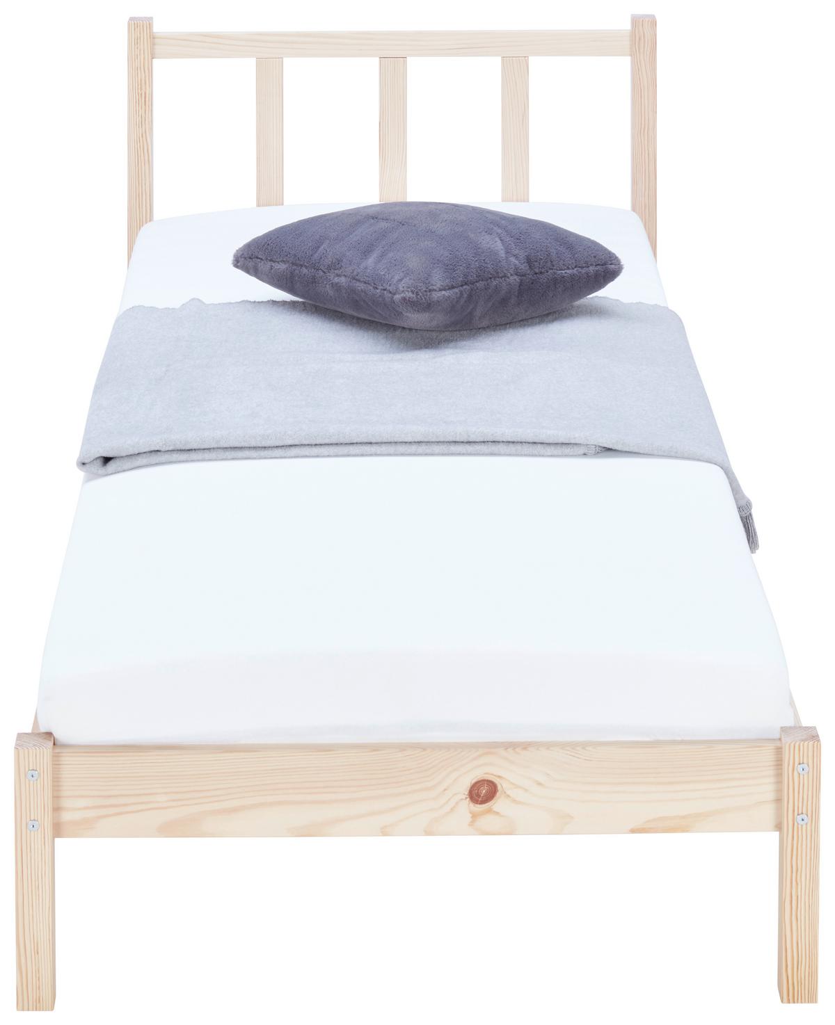 Postelja Maren - naravne barve, Basics, les (90/200cm)