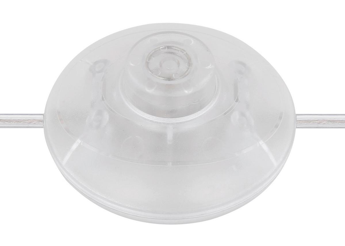LED-STEHLEUCHTE 56133-6S - Schwarz, Design, Glas/Metall (28,5/155cm) - Globo