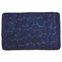 Badteppich 141057 Kiesel - Dunkelblau, Konventionell, Textil (50/80cm) - Spirella