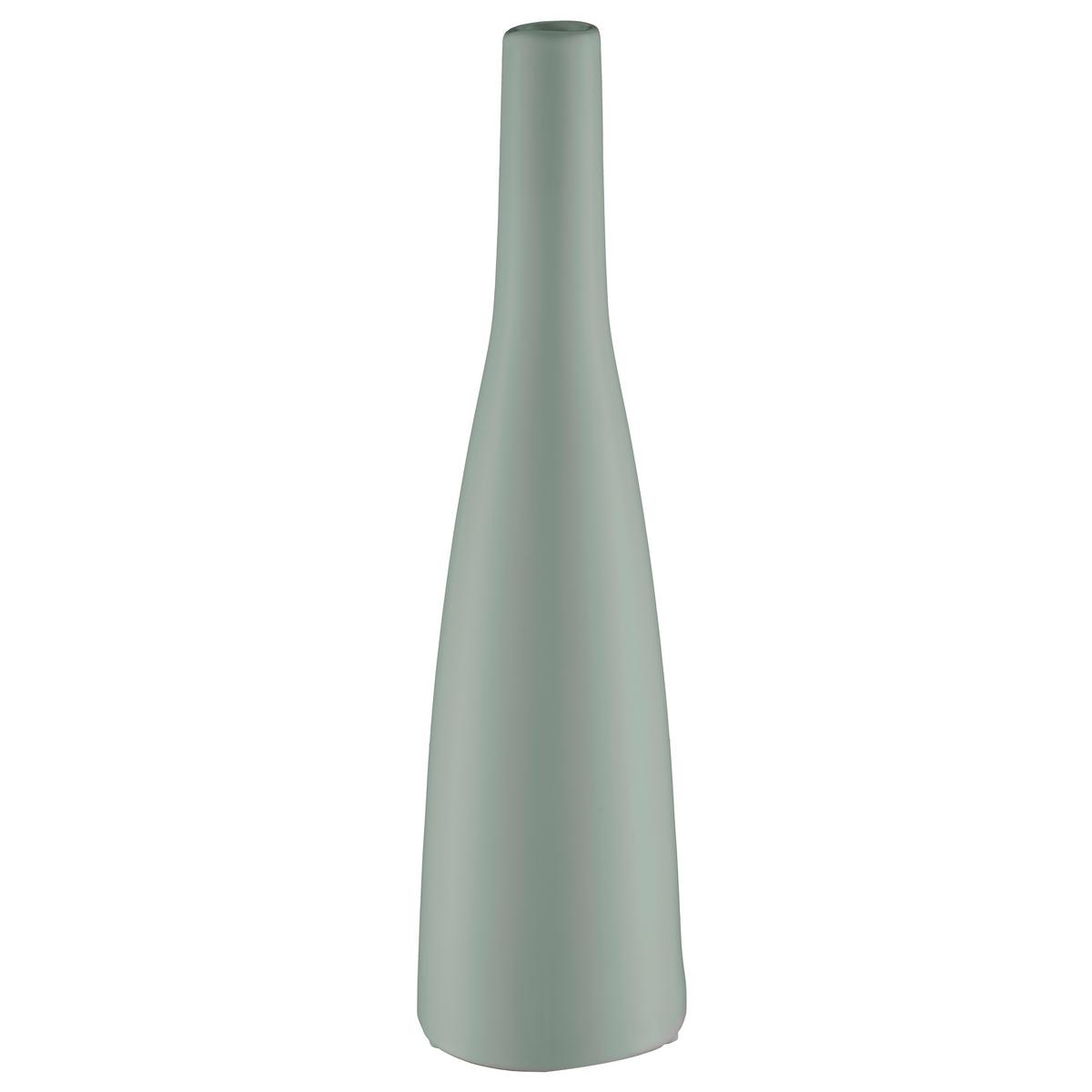Dekovase Planico I Grün - Grün, MODERN, Keramik (33cm) - Mömax