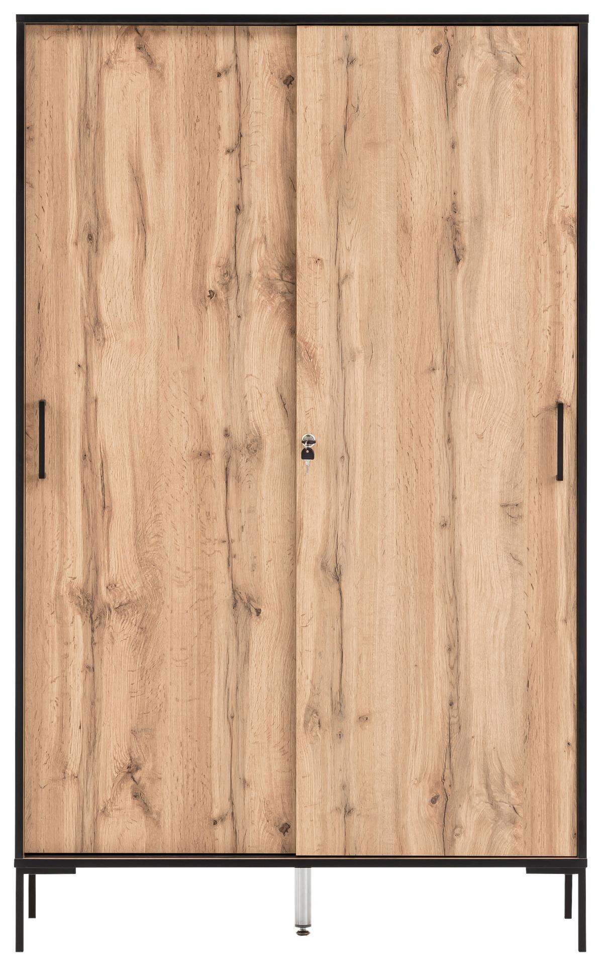Aktenschrank versperrbar ca. 100x164 cm Eiche - Eichefarben, MODERN, Holzwerkstoff (100,1/163,8/41cm) - MID.YOU