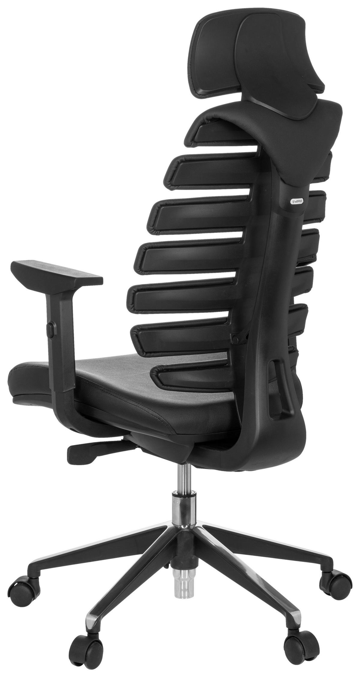 Pisarniški Stol Ergo Line Ii Pro, Črna - črna/barve aluminija, Moderno, kovina/umetna masa (65/131/53cm) - MID.YOU