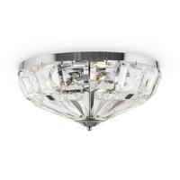 Deckenleuchte Facet Chromfarben max. 60 Watt - Chromfarben, Trend, Glas/Metall (39.6/19,2/39.6cm) - MAYTONI