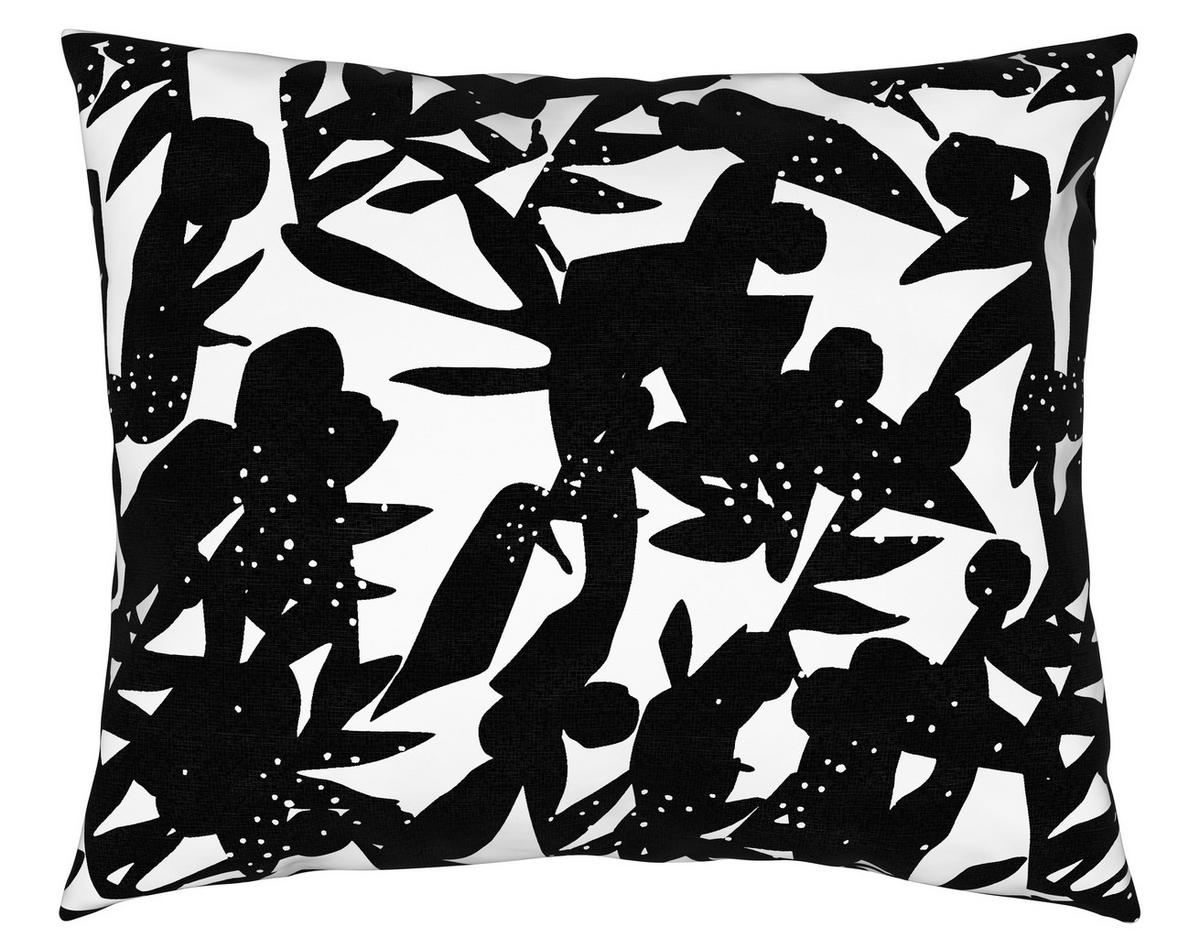 WENDEBETTWÄSCHESET ABSTRACT WENDE - Weiss/Schwarz, Konventionell, Textil (160/210cm) - Modern Living