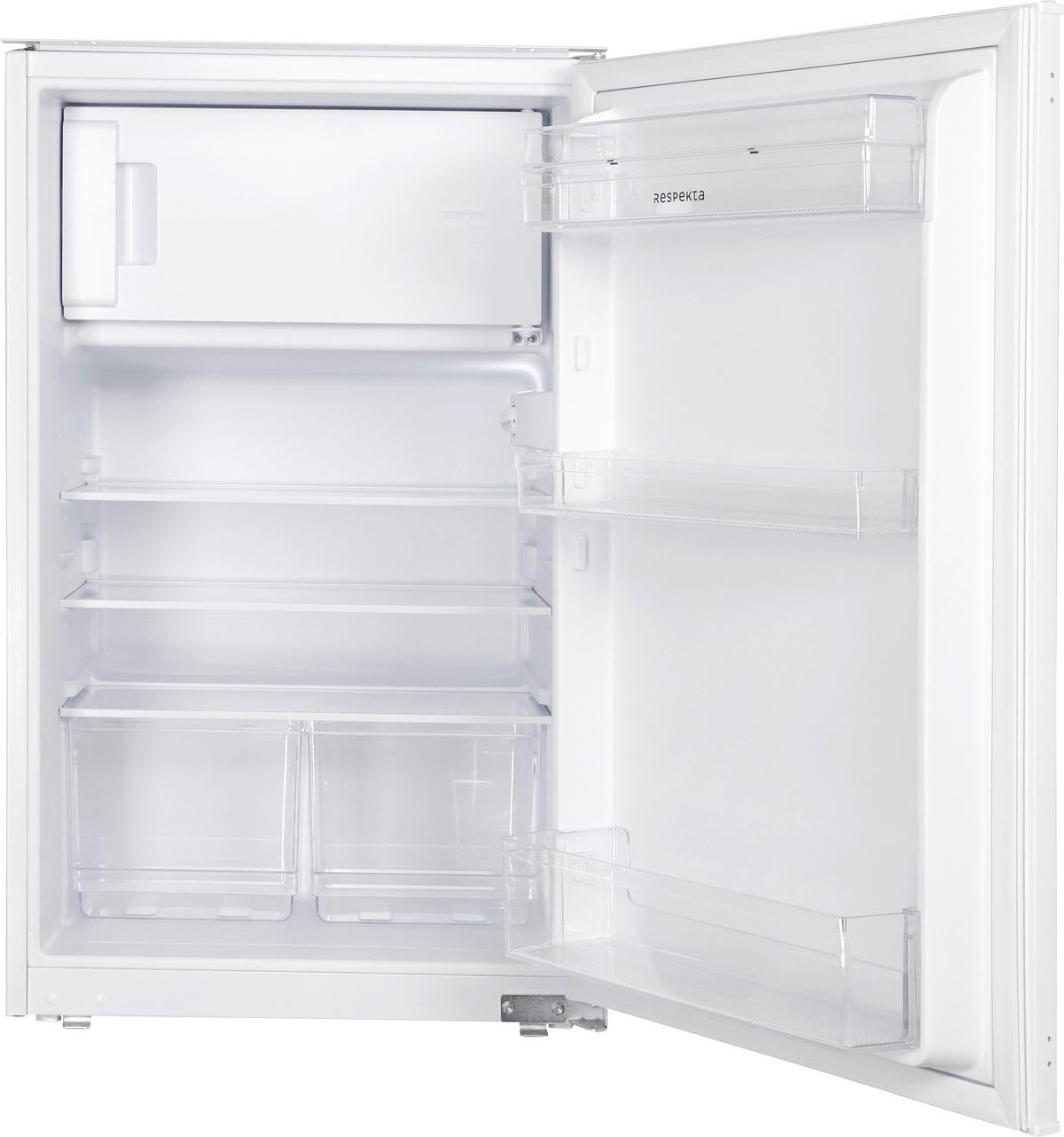 Inselküche Premium Weiss m. Geräten B: ca. 310 cm - Weiß/Grau, Basics, Holzwerkstoff (310/160cm) - Respekta