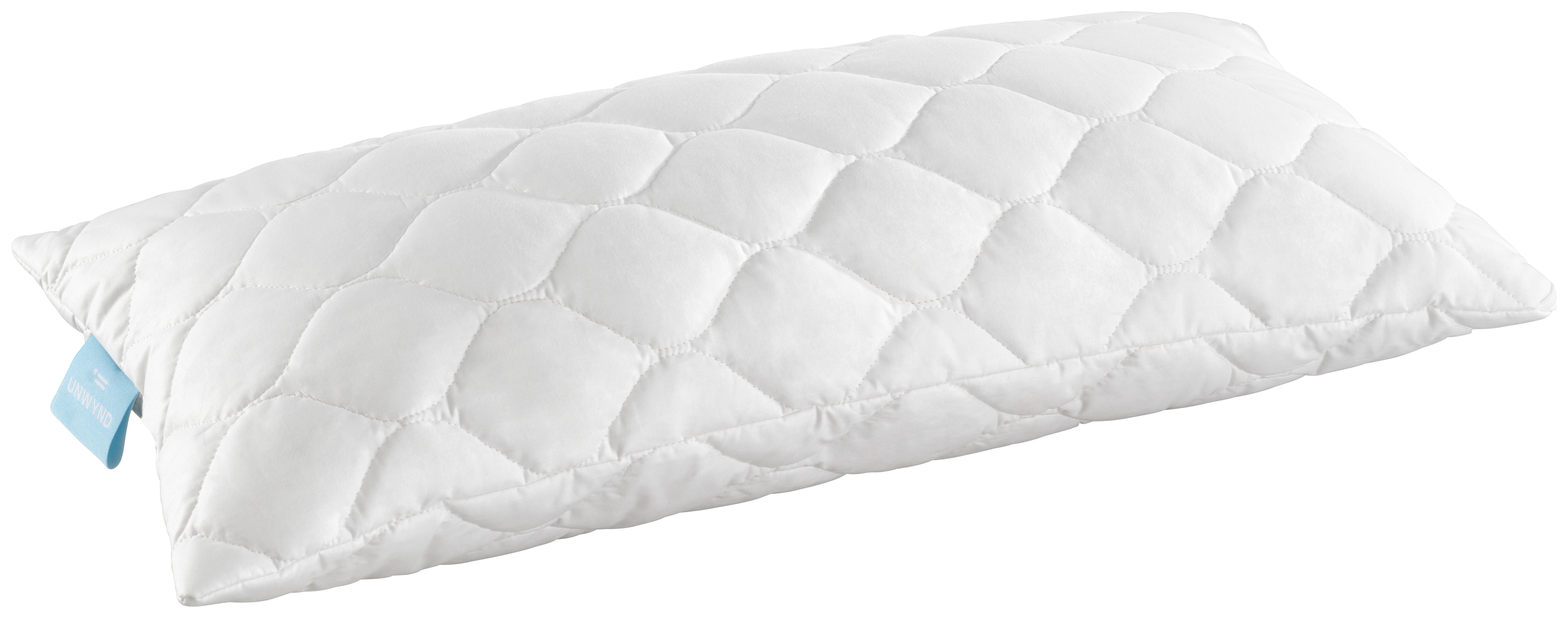 PODUSZKA POD GŁOWĘ KISSEN CYCLE - biały, Basics, materiały naturalne/tkanina (40/80cm) - UNWYND