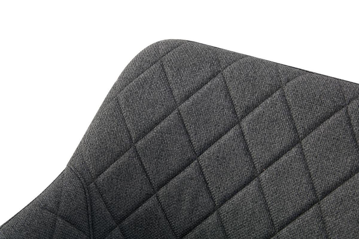 Set Stolov Lea, Antracit, 2 Kos - črna/antracit, Moderno, kovina/tekstil (56/83/60cm) - MID.YOU