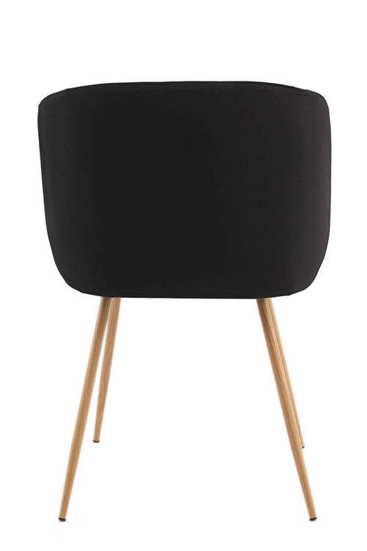 Szék Szett 3xa6h - fekete, Design, műanyag/fém (54/84/56cm) - Kayoom