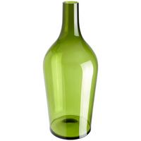 Vase Olviva in Olivgrün handgemacht - Olivgrün, ROMANTIK / LANDHAUS, Glas (27,5/60cm) - Premium Living