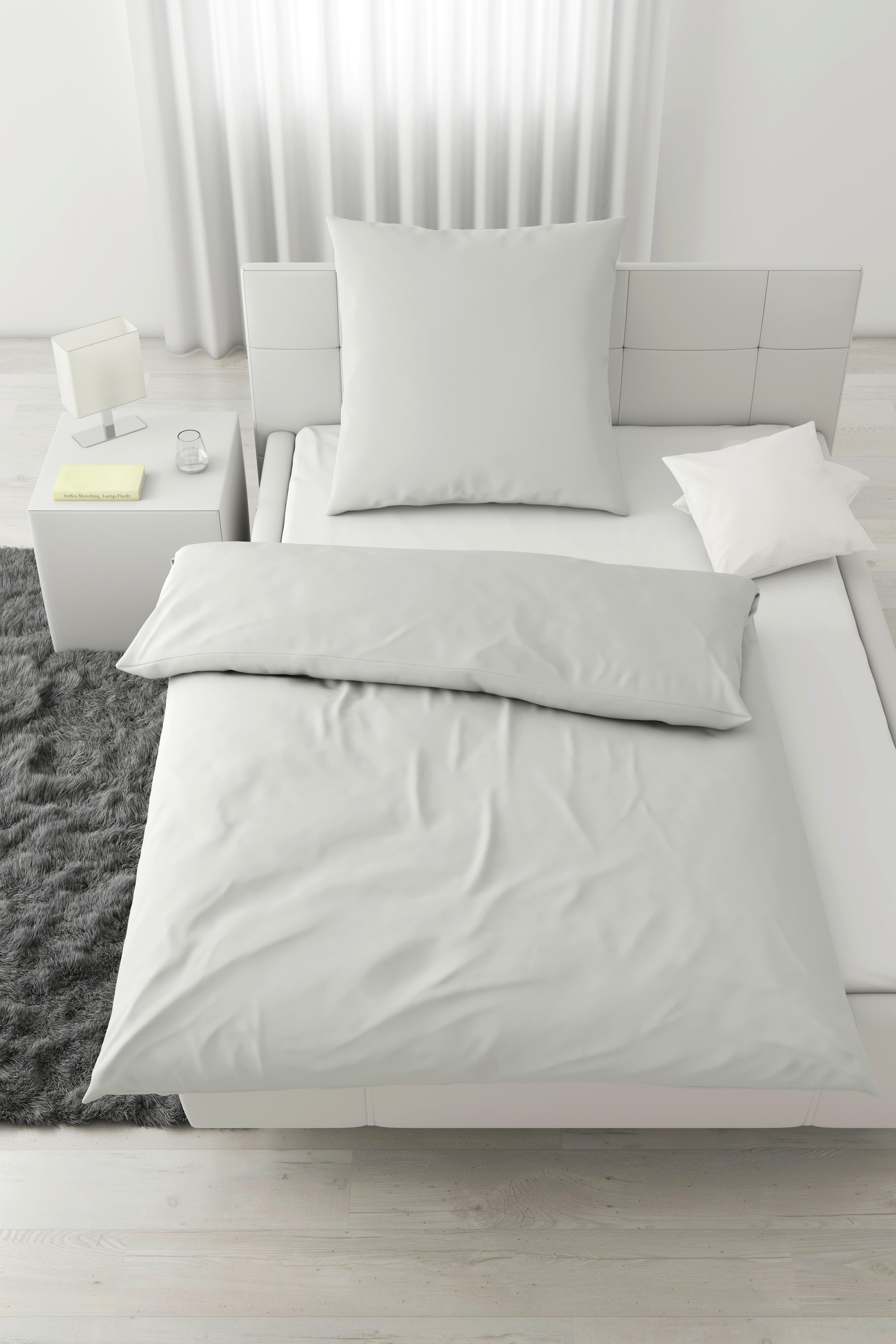 Bettwäsche Bio-Sophia Uni Naturfarben ca. 135x200cm - Naturfarben, Natur, Textil (135/200cm) - ecoTree