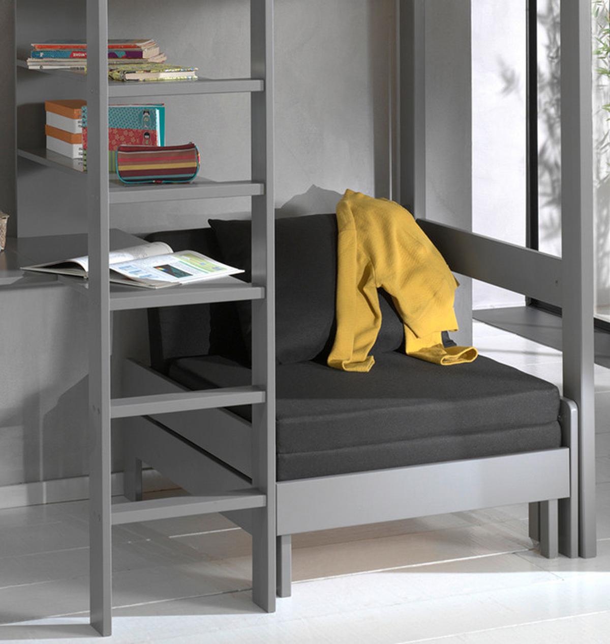 HOCHBETT Pino B: 105cm Grau - Kieferfarben/Grau, Basics, Holz (90/200cm) - MID.YOU