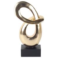 Skulptura Dekorativna Dolly - zlatne boje/crna, Moderno, prirodni materijali (14/26,5/6cm) - Mömax