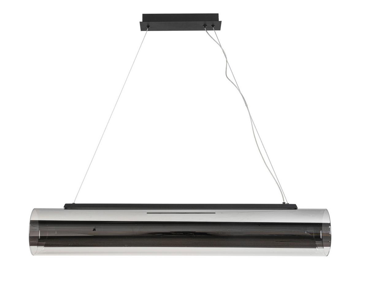 LAMPA WISZĄCA LED LUMOS - czarny/kolor chromowy, Design, tworzywo sztuczne/metal (100/16/169,5cm) - Dieter Knoll
