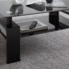 SOFFBORD INTRO - svart, Modern, metall/trämaterial (100/60/45cm) - Mömax