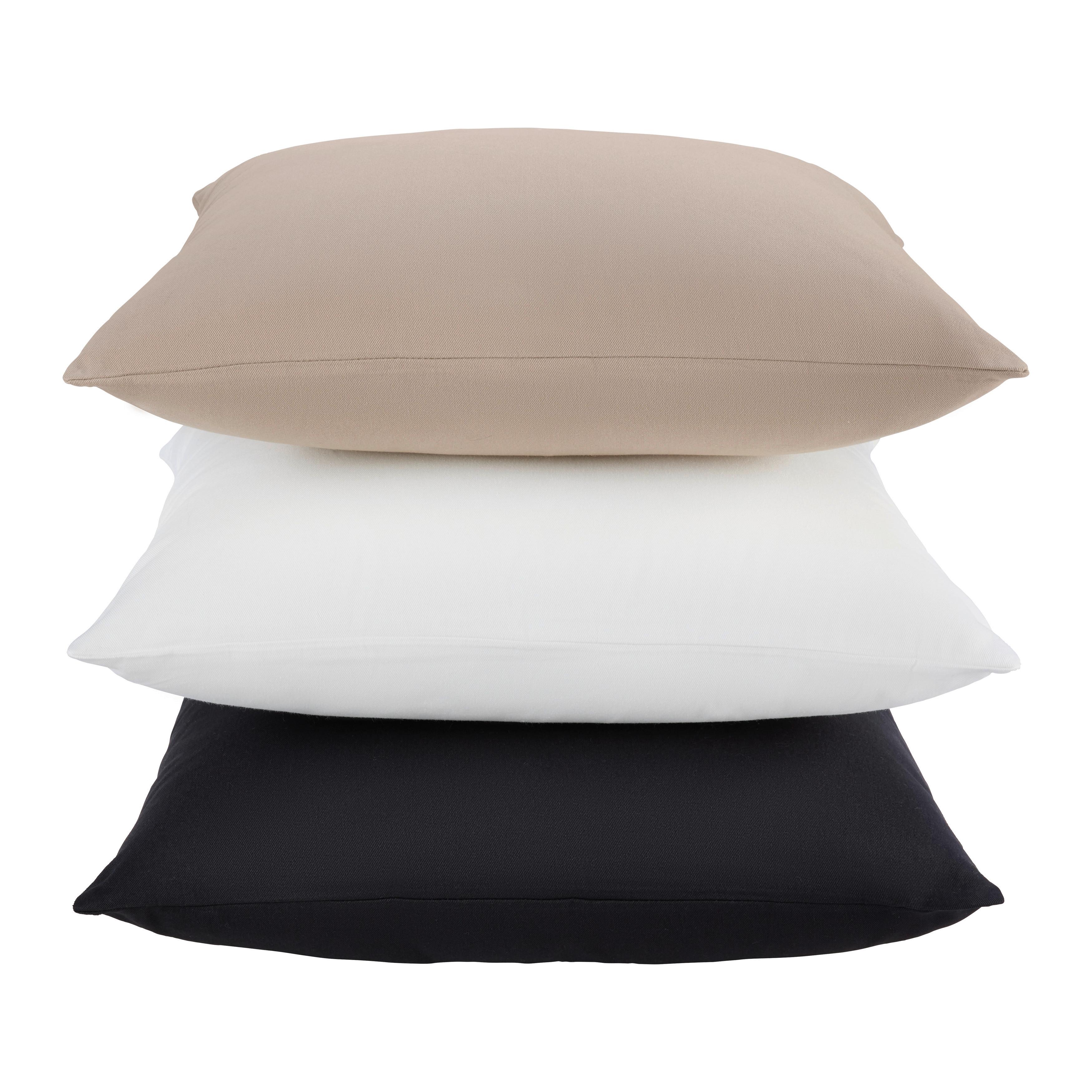 PRYDNADSKUDDE POPPY - svart, Klassisk, textil (45/45cm) - Mömax