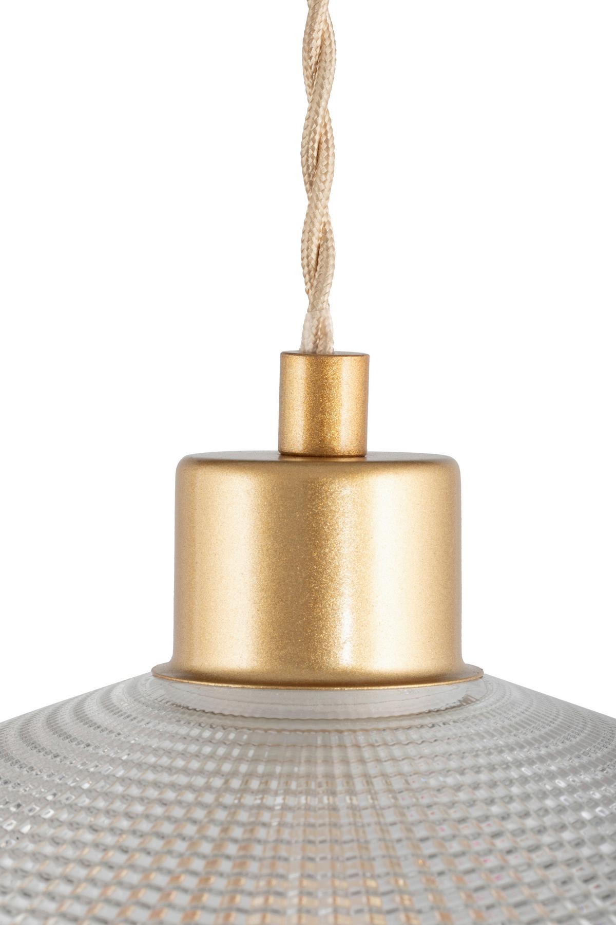 LAMPA WISZĄCA SIMONA - przejrzysty, Trend, metal/szkło (30/113cm) - Novel