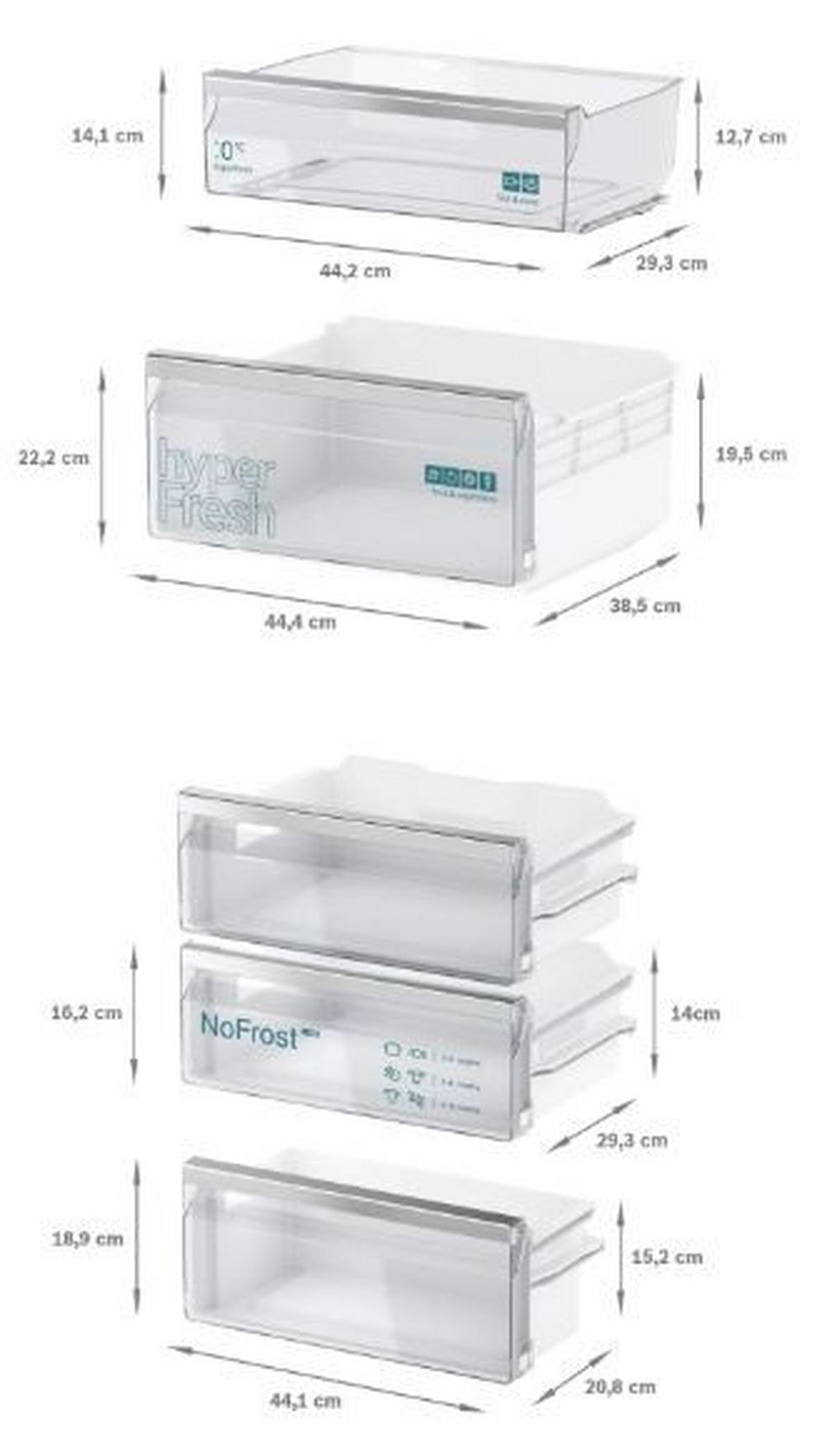 Kühl-Gefrier-Kombination KI86NVSE0 - Weiß, MODERN (54,1/177,2/54,8cm) - Siemens