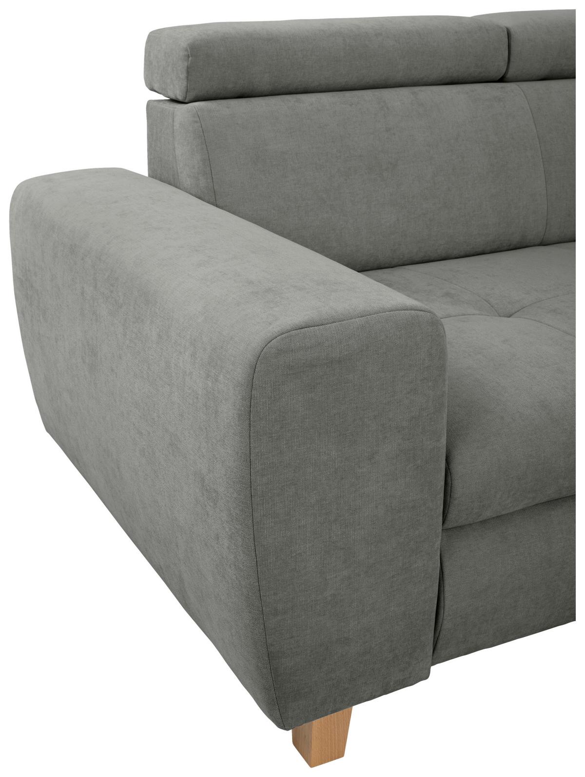 Kutna Garnitura Lugo - sivoplava, Moderno, drvo/metal (266/98/205cm) - Modern Living