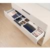 FÖRVARINGSLÅDOR SET INSIDE -EXT- - vit, Klassisk, textil/plast - Mömax
