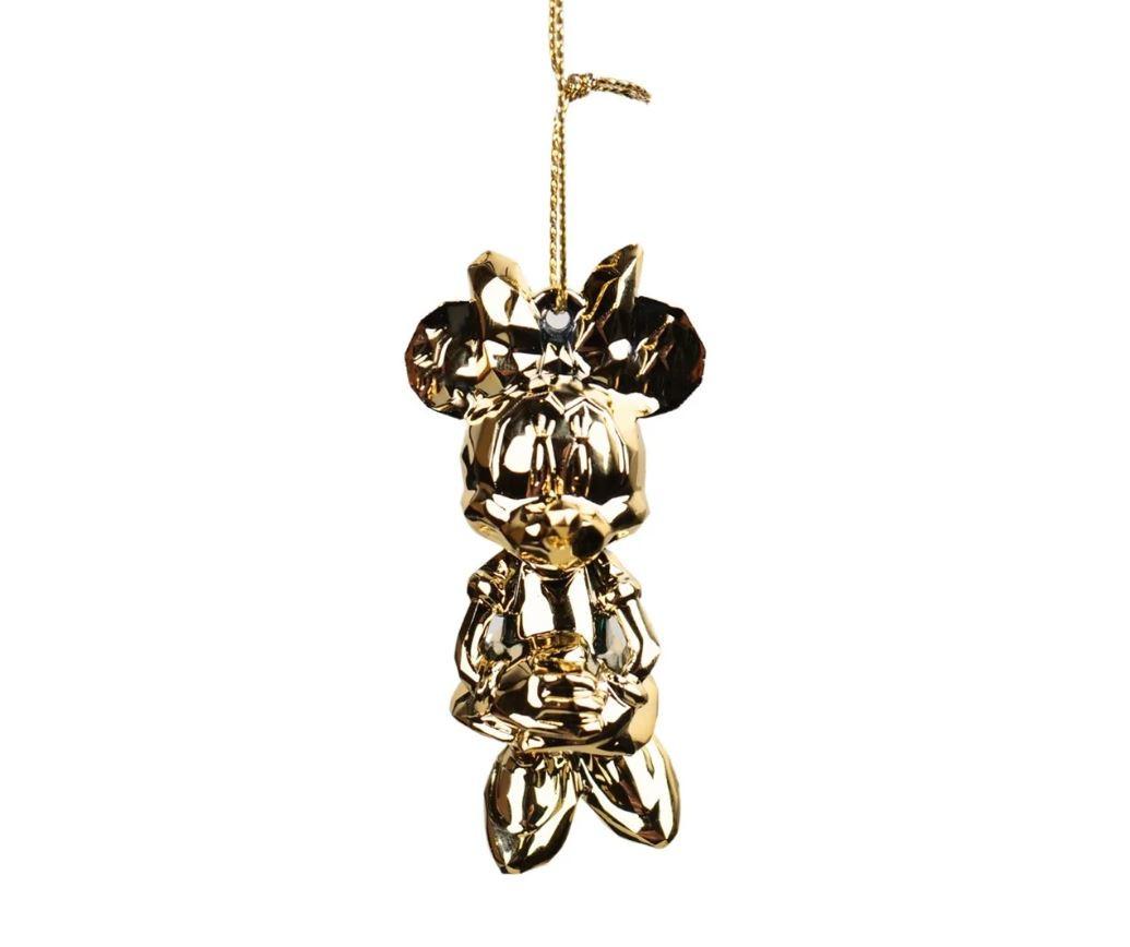 ZAWIESZKA NA CHOINKĘ DN42016 - kolor złoty/kolor chromowy, Trend, tworzywo sztuczne (7cm) - Disney