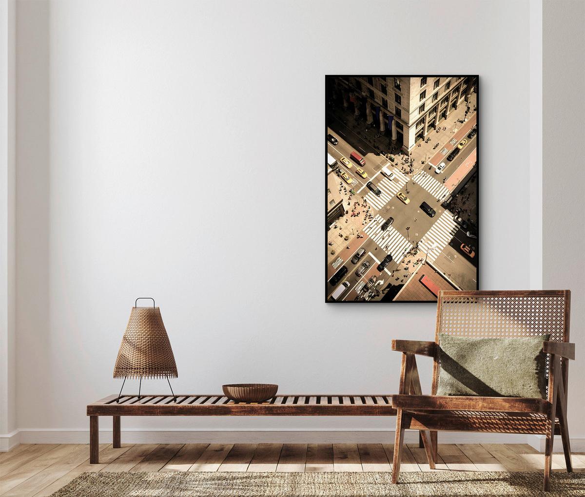 Slika Sa Ramom 60x90cm Denise Small - višebojna, tekstil/pločasti materijal (60/90cm) - Mömax