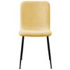 STOL MILA - svart/gul, Modern, metall/trä (43/82/57cm) - Mömax