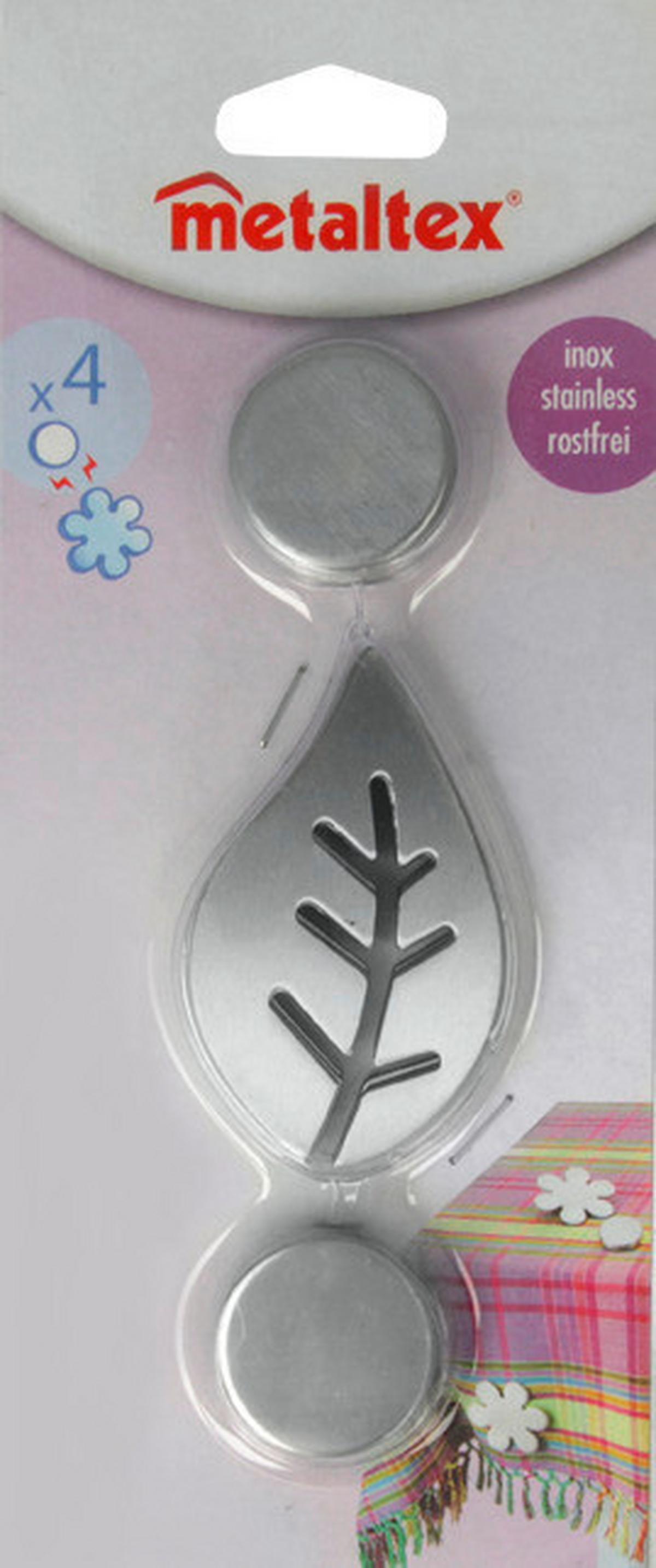Asztalterítőnehezék-szett 4db Table - fém (9,8/22,8/1,8cm) - Metaltex