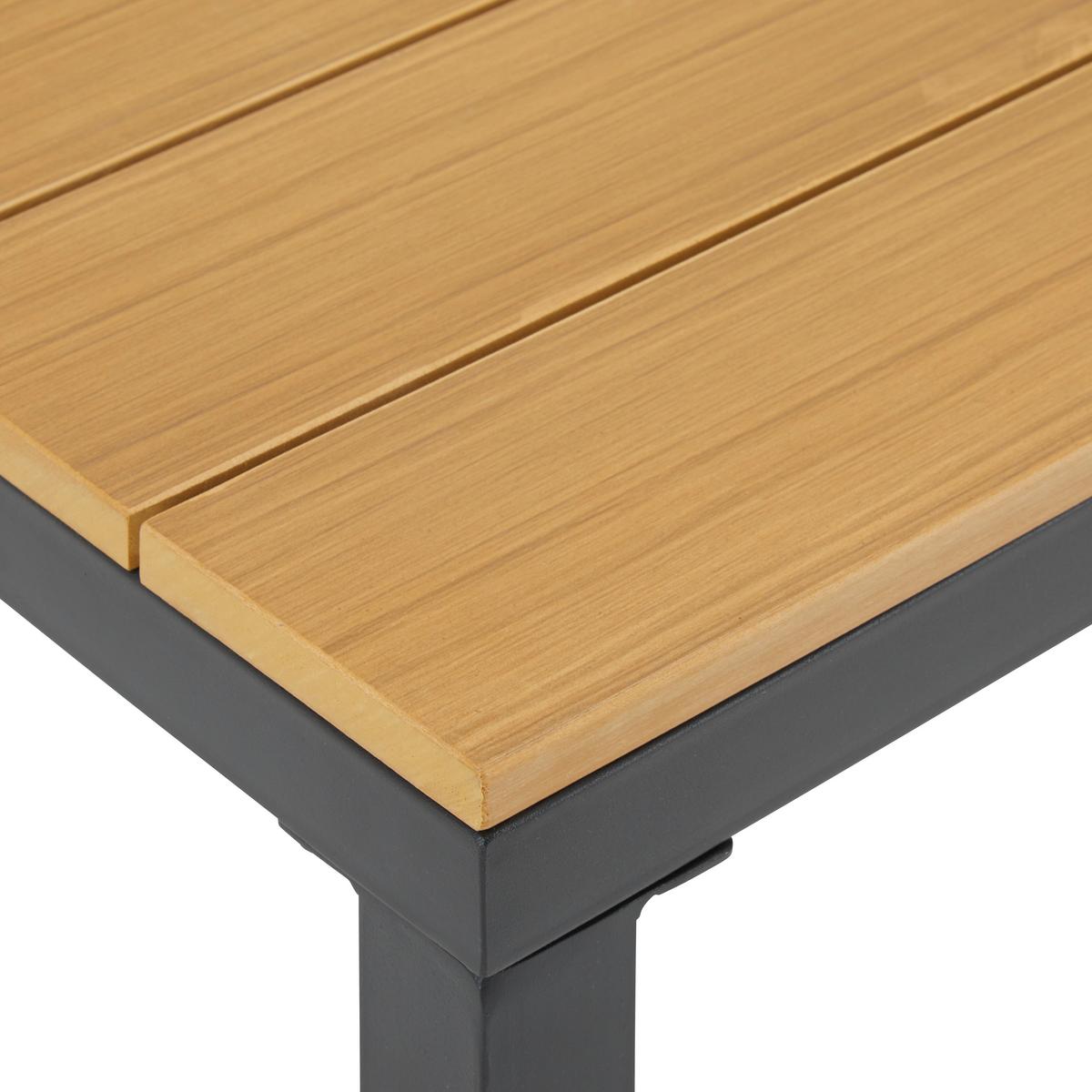 KOMPLET MEBLI TARASOWYCH ARIANNA - czarny, Modern, tworzywo sztuczne/metal (120/70/72cm) - Bessagi Garden