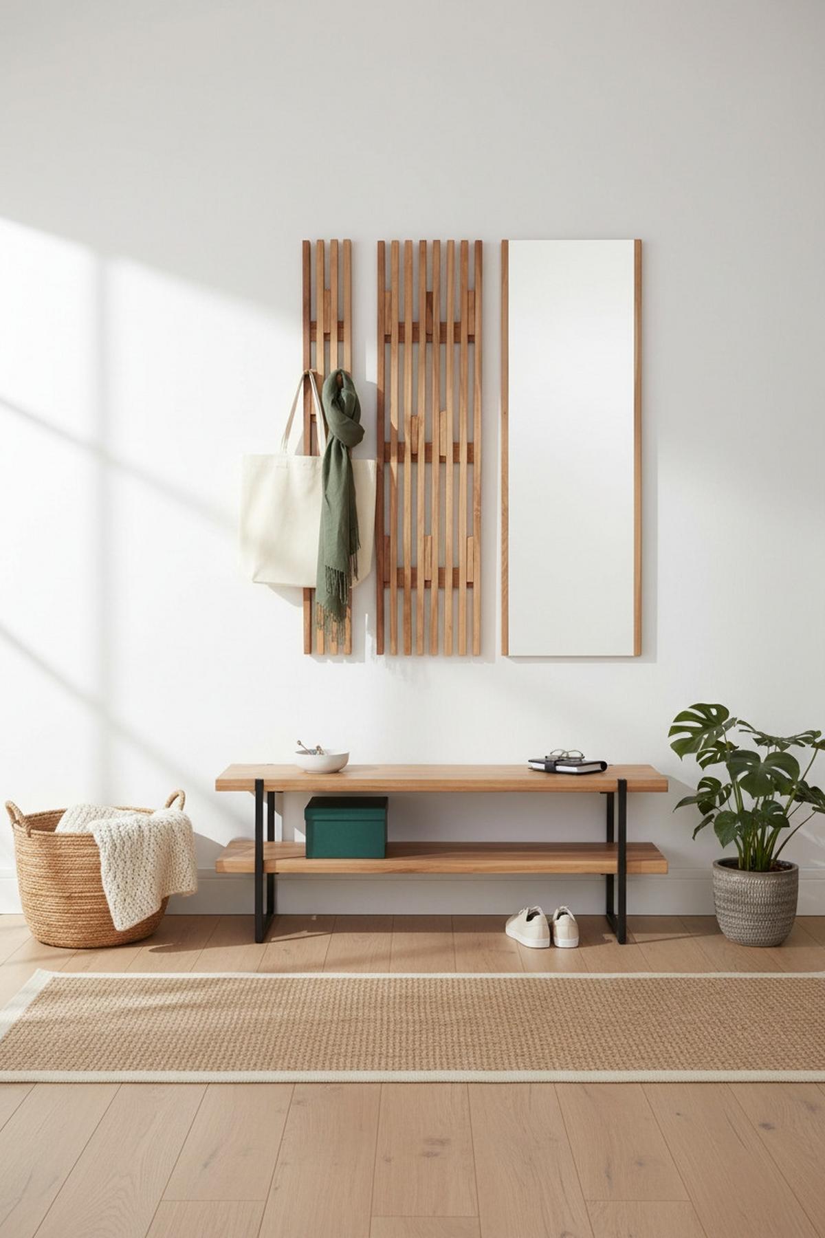 SIEDZISKO DO PRZEDPOKOJU STUDIOLINE - kolor dębowy, Natur, metal/drewno (120/45/40cm) - Linea Natura