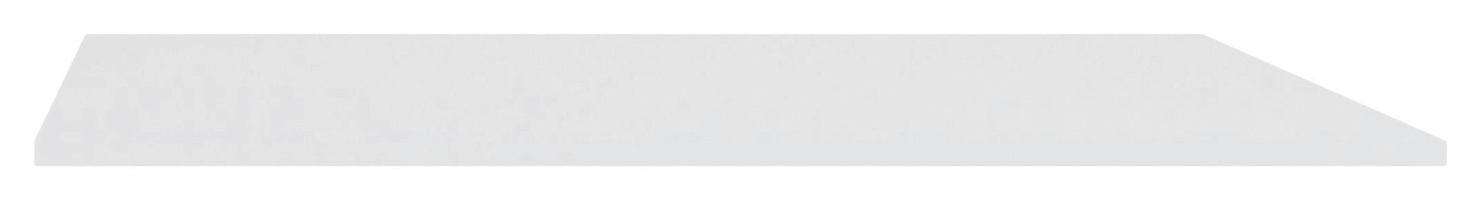 Blat superior UNIT-ELEMENTS - alb, Modern, material pe bază de lemn (91,2/42/1,6cm) - Ondega