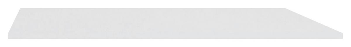 Oberplatte Unit in Weiss - Weiss, Modern, Holzwerkstoff (91,2/42/1,6cm) - Based