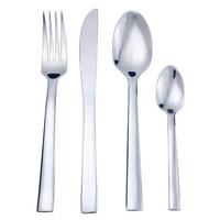 Besteckset Uschi Silber, 16-teilig - Edelstahlfarben, Metall - Based